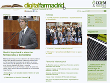 Tablet Screenshot of farmadrid.cofm.es